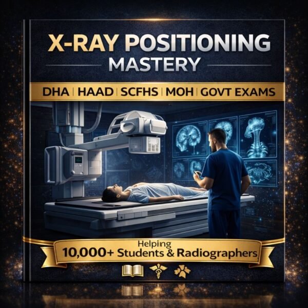 X-Ray Positioning Mastery E-Book | Master every X-ray position with confidence – from exams to real clinical practice.
