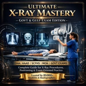 Ultimate X-Ray Mastery – Govt & Gulf Exam Edition E-Book | Complete X-Ray e-book, Positioning for Govt & Gulf Radiography Exams