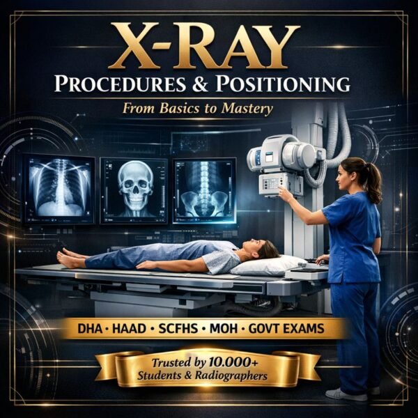 X-Ray Procedures & Positioning – From Basics to Mastery Complete Exam-Oriented Notes, Positioning Guide & Interview Question Bank