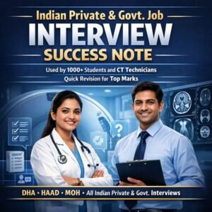 Indian Private & Govt. Job Interview Success Notes – DHA, HAAD, MOH & Hospital Interview Preparation Guide