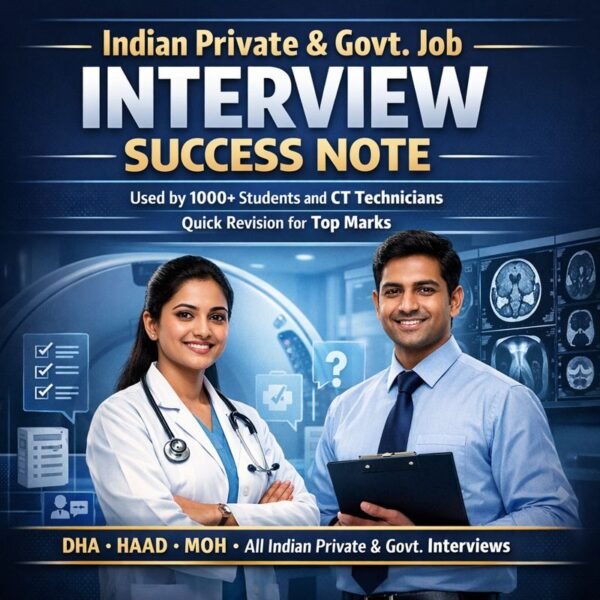 Indian Private & Govt. Job Interview Success Notes – DHA, HAAD, MOH & Hospital Interview Preparation Guide